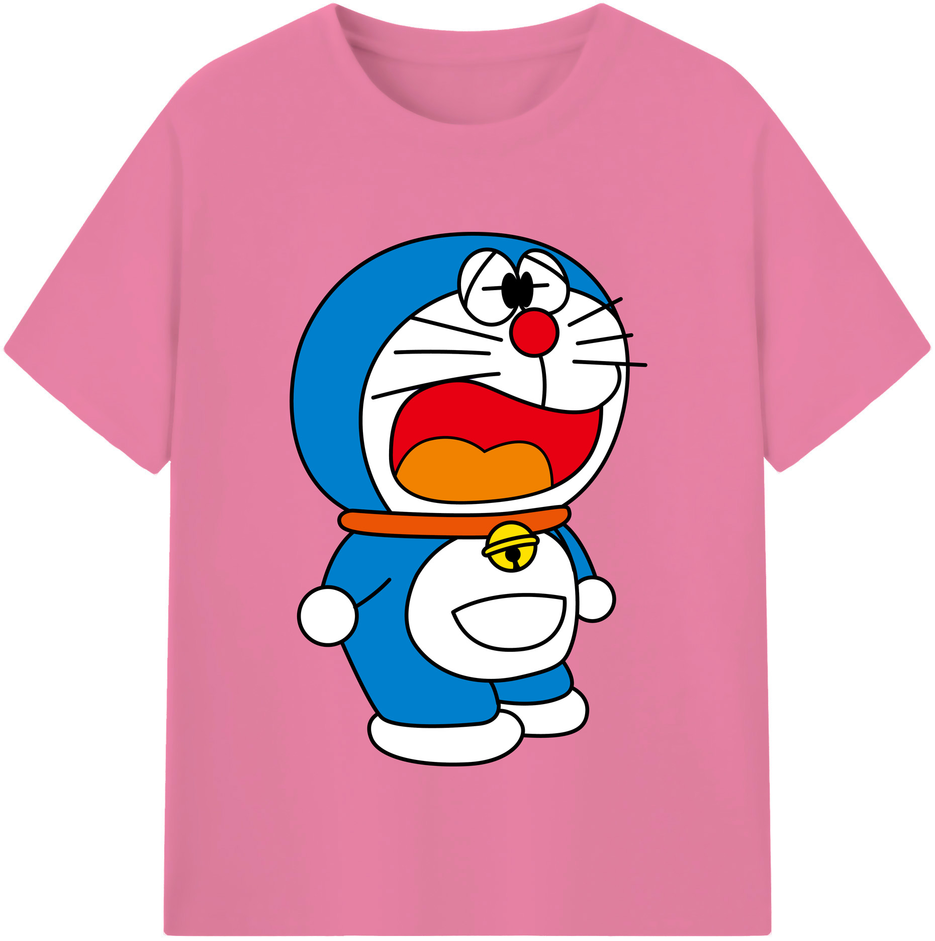（画像用） ドラえもん Doraemon 綿100％半袖Tシャツ（フロントプリント）